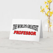 Carte Le plus grand professeur du monde (Fleur jaune)