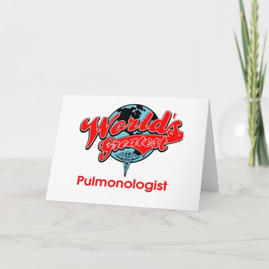 Carte Le plus grand pulmonologue du monde (Devant)