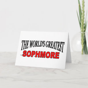 Carte Le plus grand Sophmore du monde