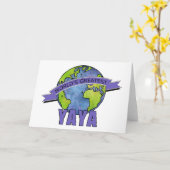 Carte Le plus grand YaYa du monde (Fleur jaune)