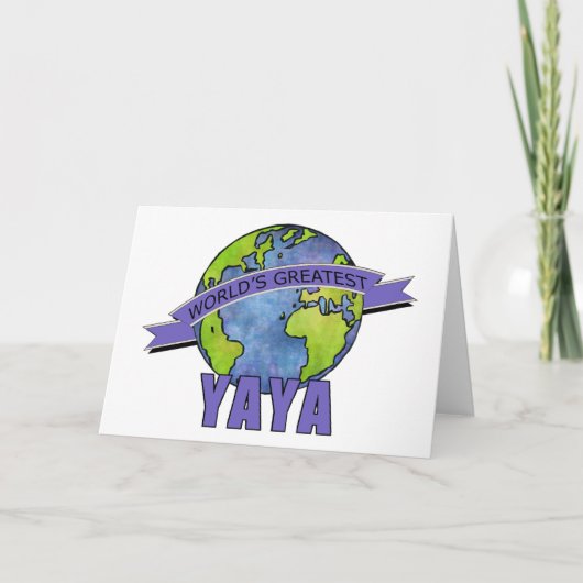 Carte Le plus grand YaYa du monde (Devant)