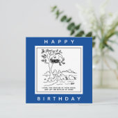 Carte Le poisson est dans un brouillard d'arbre (Debout devant)