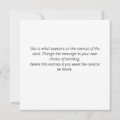 Carte Le poisson est dans un brouillard d'arbre (Dos)