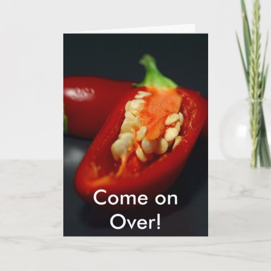 Carte Le poivre de piments, avancent plus de ! (Devant)