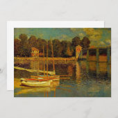 Carte Le pont d'Argenteuil par Claude Monet (Devant / Derrière)