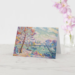 Carte Le Pont Des Arts Paris Paul Signac