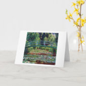 Carte Le Pont Japonais (Etang Lily), Monet (Fleur jaune)