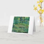 Carte Le Pont Japonais (Etang Lily), Monet (Fleur jaune)