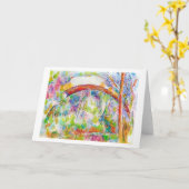Carte Le pont, Paul Cezanne (Fleur jaune)