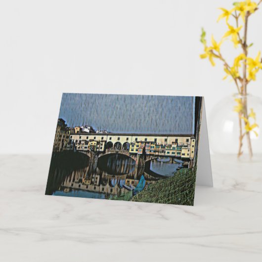 Carte Le Ponte Vecchio (Fleur jaune)