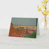Carte Le Ponte Vecchio (Fleur jaune)