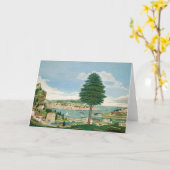 Carte Le port avec le château | Jurgan Frederick Huge (Fleur jaune)
