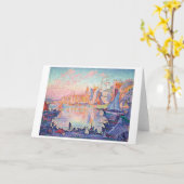 Carte Le Port de Saint-Tropez, Signac (Fleur jaune)