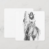 Carte Le porte-drapeau (Devant / Derrière)