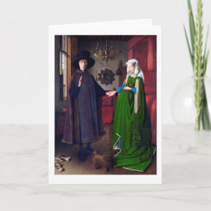 Carte Le portrait Arnolfini, Jan van Eyck