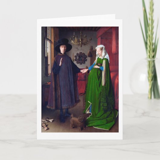 Carte Le portrait Arnolfini, Jan van Eyck (Devant)