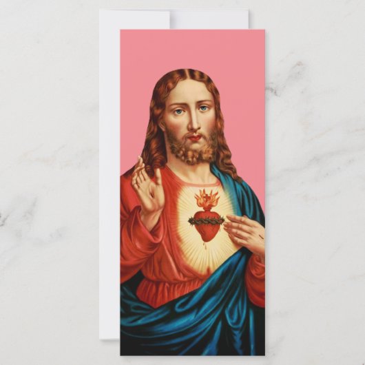 Carte Le Portrait d'Art Fin du Sacré-Cœur de Jésus (Devant)