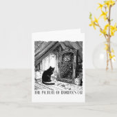 Carte Le Portrait du Chat de Dorian (Fleur jaune)