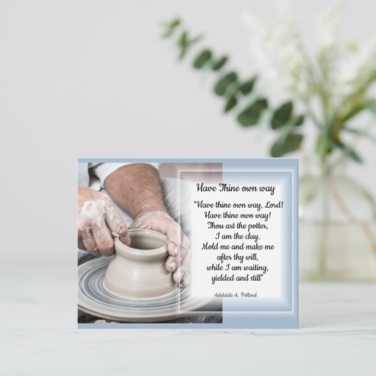 Carte Le Potter au travail (Debout devant)