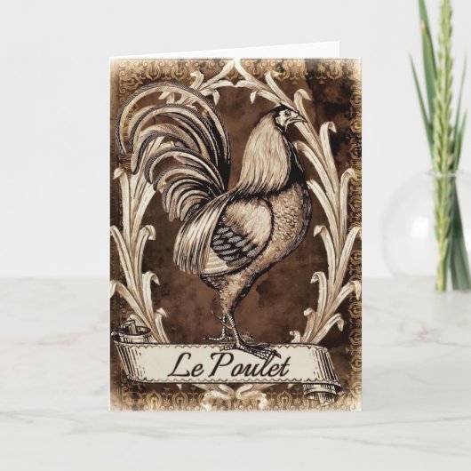 Carte Le Poulet (Devant)