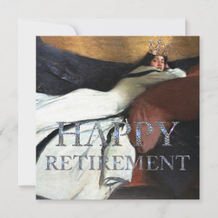 Carte Le pourcentage est si heureux de la retraite