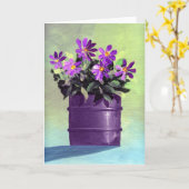 Carte Le pourpre fleurit la nouvelle maison de pendaison (Fleur jaune)