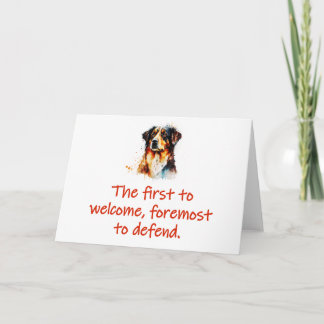 Carte Le Premier À Accueillir