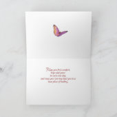 Carte Le premier anniversaire de la perte de a aimé sa (Intérieur)