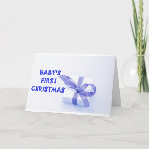 Carte Le premier Noël de bébé