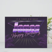 Carte Le prénom de Jonas (Debout devant)