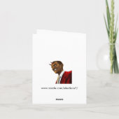 Carte Le président Barack Obama comme le diable Hallowee (Dos)