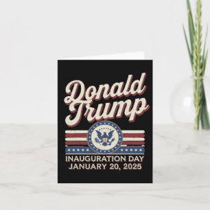Carte Le président Donald Trump Inauguration 2025 Suppor