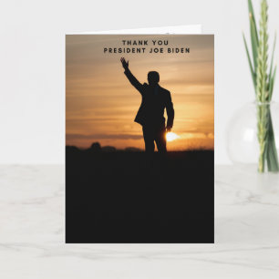 Carte Le président Merci Joe Biden