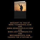 Carte Le président Merci Joe Biden