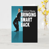 Carte Le Président Obama - rapportant Smart (Fleur jaune)
