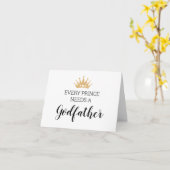 Carte Le Prince héritier d'or a besoin d'une proposition (Fleur jaune)