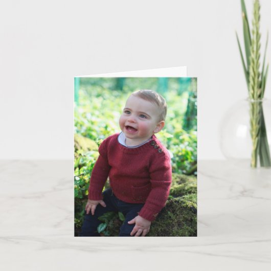 Carte Le prince Louis célèbre son 1er anniversaire (Devant)