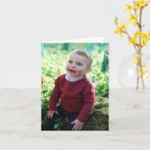 Carte Le prince Louis célèbre son 1er anniversaire (Fleur jaune)