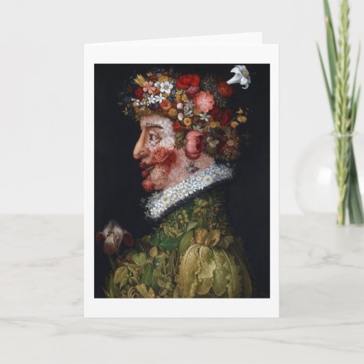 Carte Le Printemps, Arcimboldo (Devant)