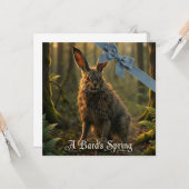 Carte Le printemps d'un barde (Devant/Arrière en situation)