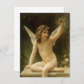 Carte Le Prisonnier (Le Captif) par Bouguereau (Devant / Derrière)