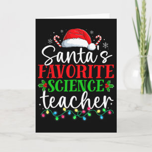 Carte Le professeur de sciences préféré du Père Noël Noë