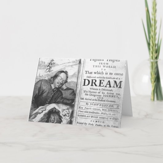 Carte Le progrès du pèlerin' (Devant)