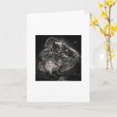 CARTE LE RADEAU (D'APRÈS GERICOAULD)  (Fleur jaune)