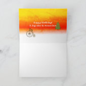 Carte Le Rainbow Balloon et la Tour Eiffel (Intérieur)