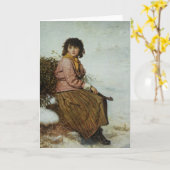 Carte Le ramasseur de gui, 1894 (Fleur jaune)