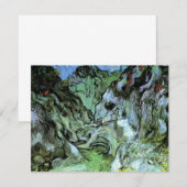 Carte Le Ravin des Peiroulets par Vincent van Gogh (Devant / Derrière)