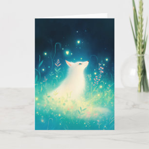 Carte Le Regard Enchanté du Renard Blanc