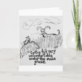 Carte Le regard masculin Regard Pun Salutation de la Sai (Devant)