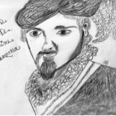 Carte Le regard masculin Regard Pun Salutation de la Sai